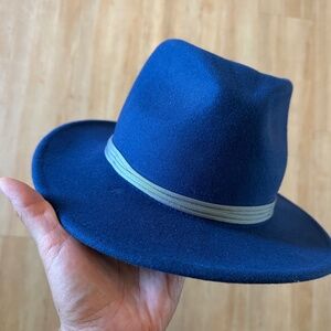 Brixton Blue Fedora Hat